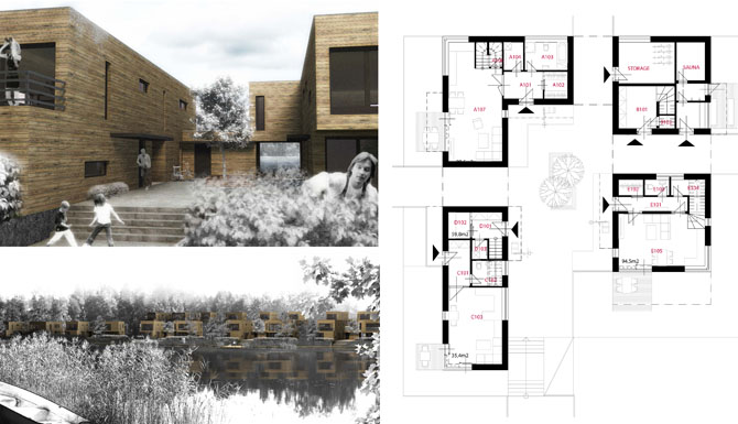 Mid-density housing project