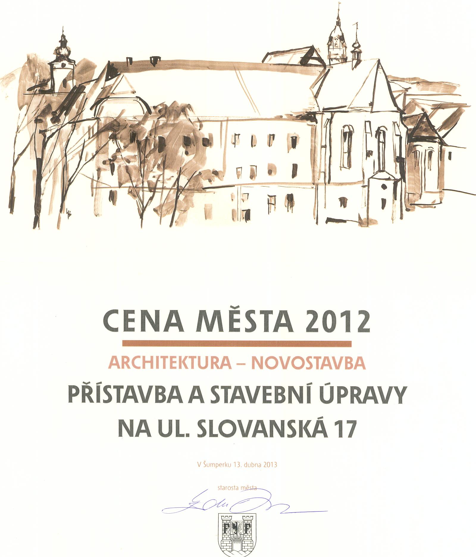 Přístavba na ul. Slovanská, Šumperk